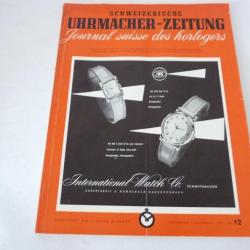 Journal Suisse des Horlogers Schweizerische Uhrmacher Zeitung  N°12 1953