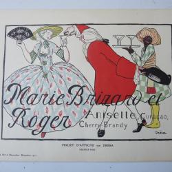 Projet d'Affiche par Dr&eacute;sa 1911 Alcools Brizard