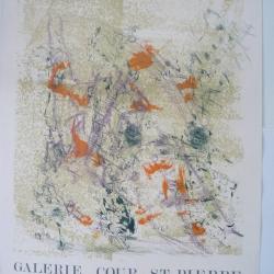 Affiche originale BRYEN Camille (Camille Briand) peintre graveur