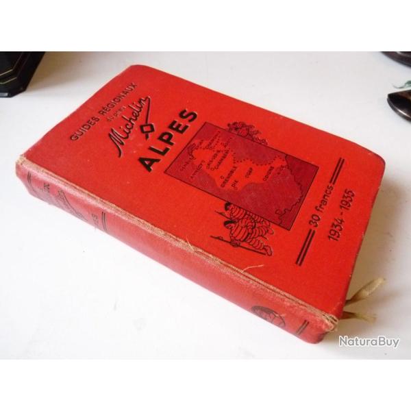 Guides r�gionaux pneu Michelin Alpes 1934-1935