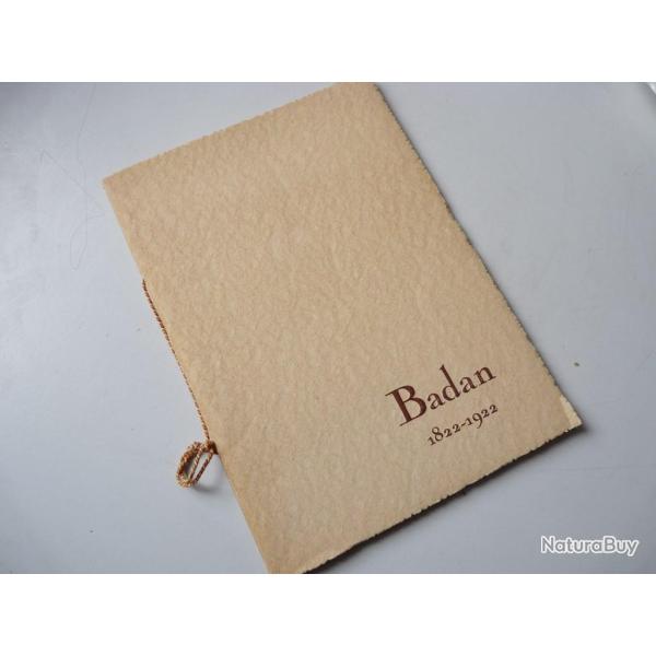 Souvenir du Centenaire De La Maison Badan 1822 - 1922