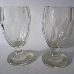 Paire d'ancien verres à Absinthe