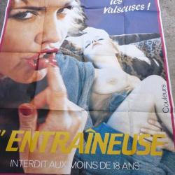 Affiche film érotique Lâche moi les valseuses L'entraîneuse 1977 cinéma