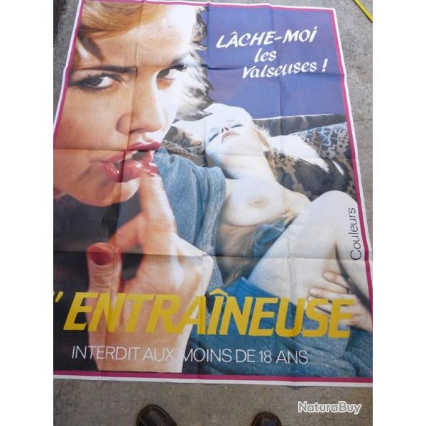 Affiche film �rotique L�che moi les valseuses L'entra�neuse 1977 cin�ma