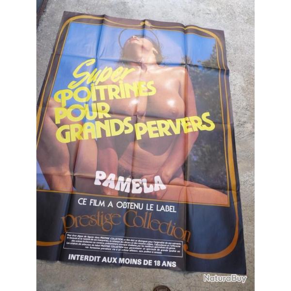 Affiche film �rotique Super poitrines pour Grands Pervers 1970 cin�ma