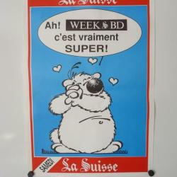 Affichette  Journal La Suisse