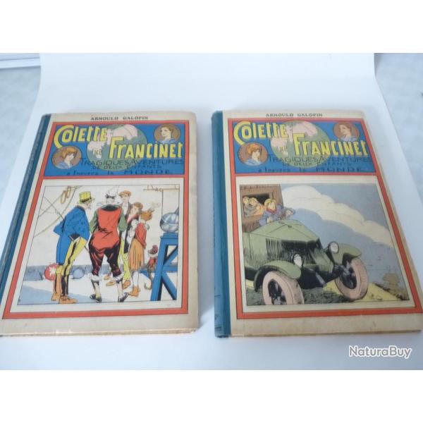 Albums Colette et Francinette Arnould Galopin 1927-28 BD