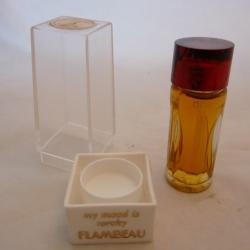 Flacon d'eau de cologne  Flambeau  FABERGÉ vintage