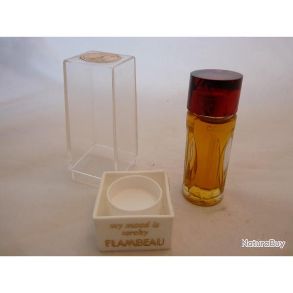 Flacon d'eau de cologne  Flambeau  FABERG� vintage
