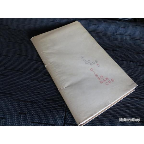 Monique Hoerler d�dicace Accords Et Dissonance 1949