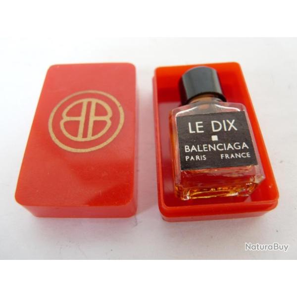 Flacon de parfum miniature �chantillon Le Dix BALENCIAGA
