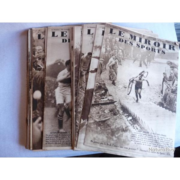 Revues Le Miroir des Sports 1932 Anne Complte Cyclisme Football