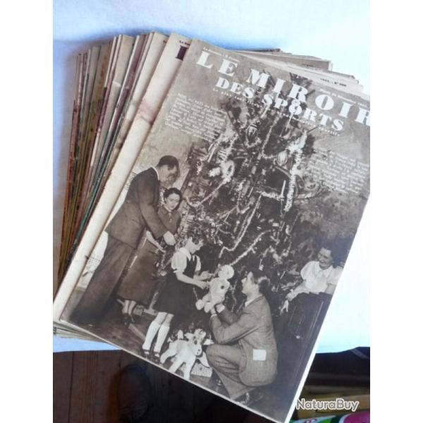 Revues Le Miroir des Sports 1937 Anne Complte Cyclisme Football