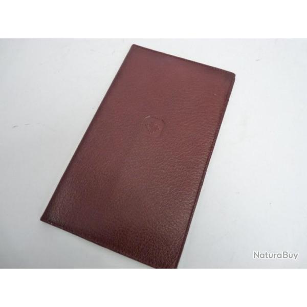 PATEK PHILIPPE portefeuille Ch�quier cuir bordeaux