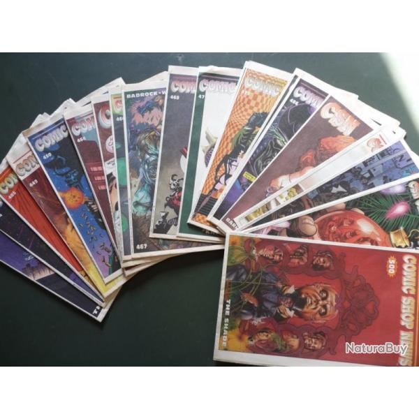 Ensemble BD Comic Shop News 1995  1997 Super Hros Heroes