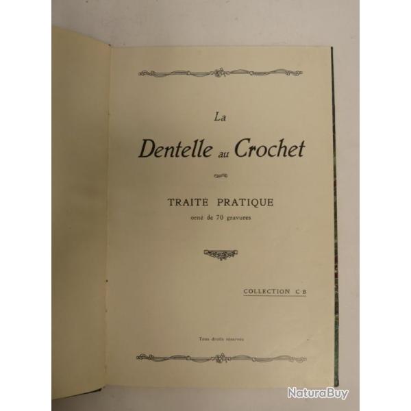 La Dentelle au Crochet Collection CB Gravures broderie couture