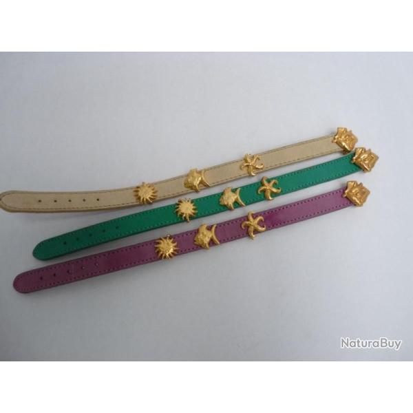 Bracelets (3) parfum LANC�ME bijoux de parfumeur