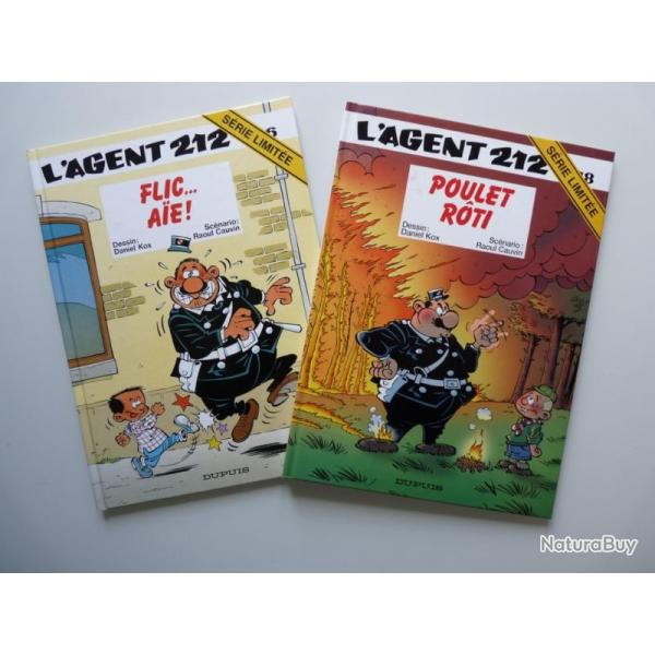 BD L'Agent 212 N16 Flic Ae et N18 Poulet rti Srie Limite