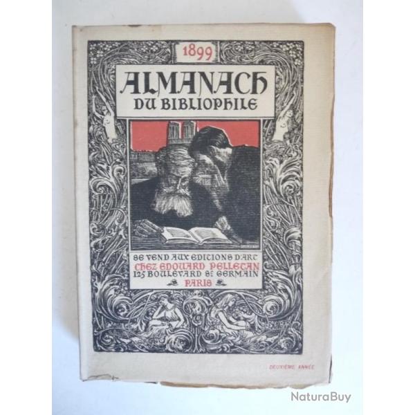 Almanach du Bibliophile 1899 Gravure Florian