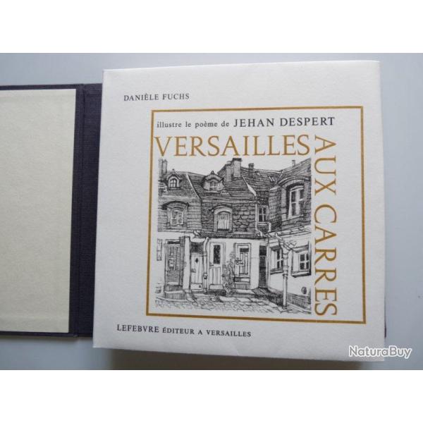 Pome Versailles aux carrs DESPERT Gravures FUCHS 1983