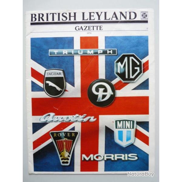 Revue Auto Gazette British Leyland 1974 MG Jaguar