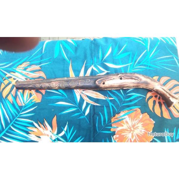 Pistolet  Silex avec sont canon  pour la restauration  n 22  (livraison par Happy post 11)