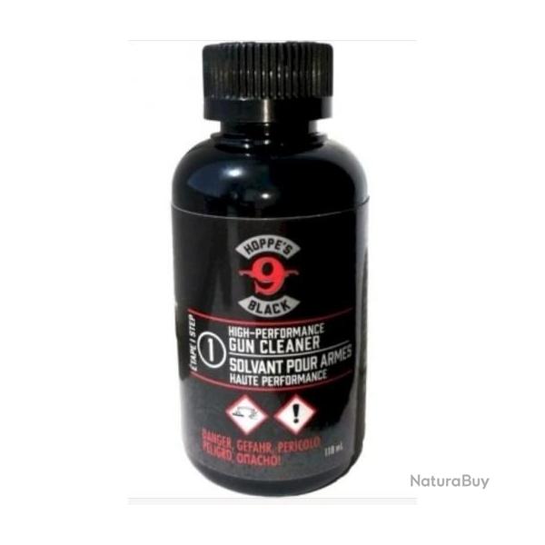 Solvant nettoyant HOPPE'S black pour arme n�1 118ml
