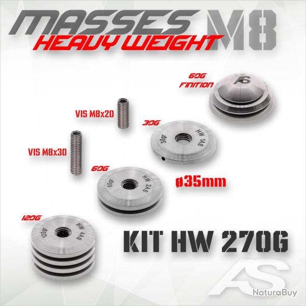 ARC SYSTEME - Kit Masses HW M8 - 270 g