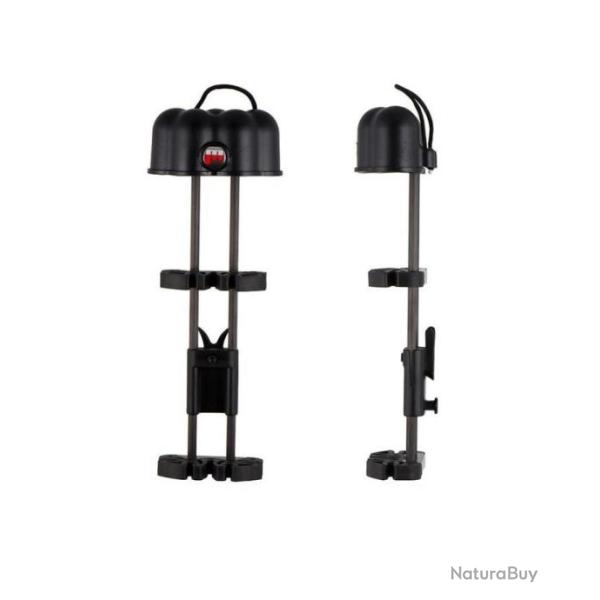 CARQUOIS 5 FLECHES MAXIMAL EDGE - DOUBLE GRIPPER - NOIR