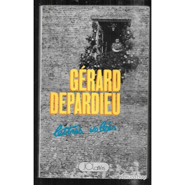 lettres vol�es de g�rard depardieu