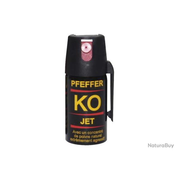 BOMBE LACRYMOGENE GEL POIVRE KO 40 ML