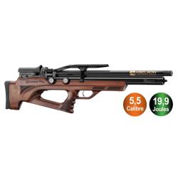 Carabine &agrave; air PCP Aselkon MX10 Wood R&eacute;gulateur Jet Black Cal. 5.5 19J