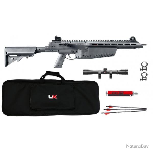 PACK UMAREX AIRJAVELIN CO2 AVEC LUNETTE + CO2 88G + FOURREAU UX