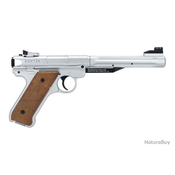 PISTOLET RUGER MARK IV NICKELE - CAL 4,5MM