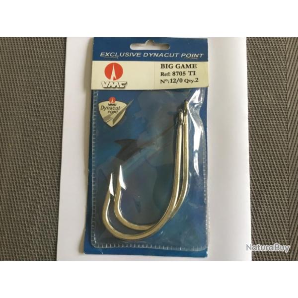 HAMEONS BIG GAME VMC 8705 N12/0 lot de 6 paquets de 2