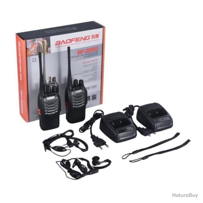 Talkie Walkie Moonmini TW-5677 Rechargeable 400-470 MHz Longue Autonomie