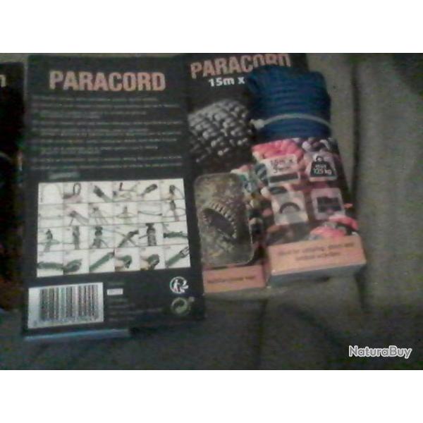 1 paracord de 15mX3mm max 125kg