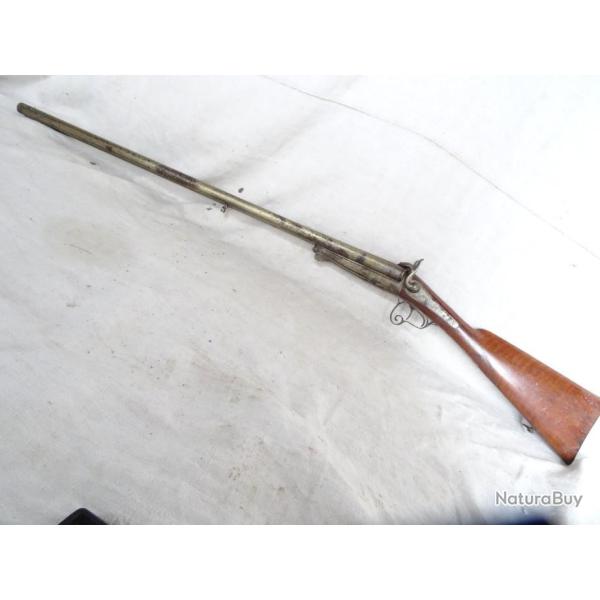 Y4)  lot rare fusil a broches  cal 16 = manufacture fran�aise d'armes et cycles de saint �tienne