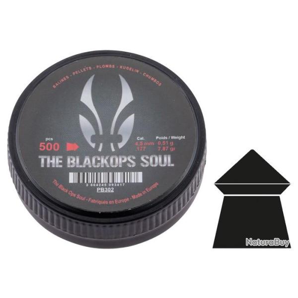 PLOMBS BLACK OPS POINTUS CAL. 4,5 MM