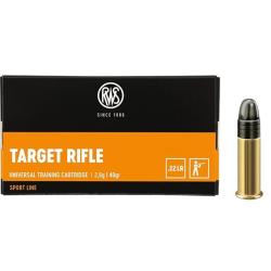 MUNITIONS RWS CALIBRE 22LR TARGET RIFLE 40gr - 2.6g x50