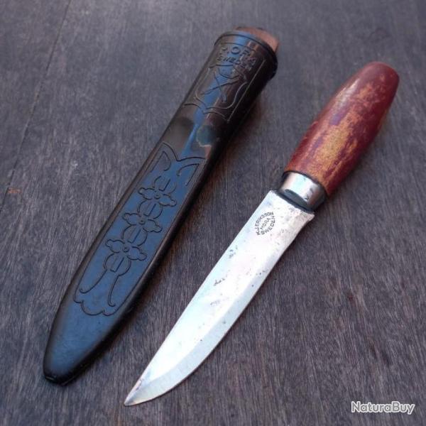 Ancien Couteau PUUKKO K.J.ERIKSSON MORA SWEDEN avec �tui d origine