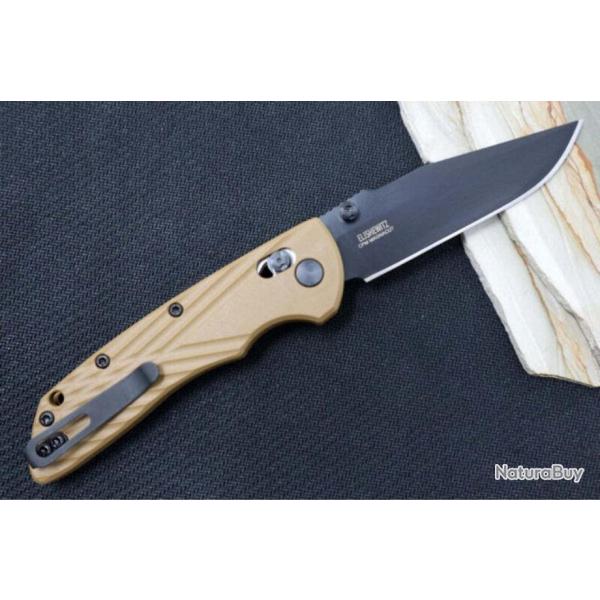 Couteau Hogue Deka ABLE Lock FDE Lame Acier CPM-MagnaCut Manche Polym�re Clip USA HO24377