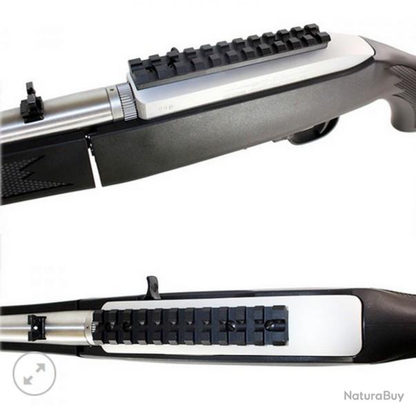 Rail Picatinny MyHaing Pour 10/22 – Aluminium, 11 Fentes, Bas Profil, Pour Carabine
