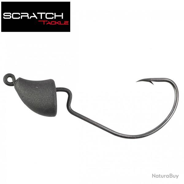 DESTOCKAGE ! T�te Plomb�e Scratch Tackle Finess Nose Jig Head 3.5g N�1/0