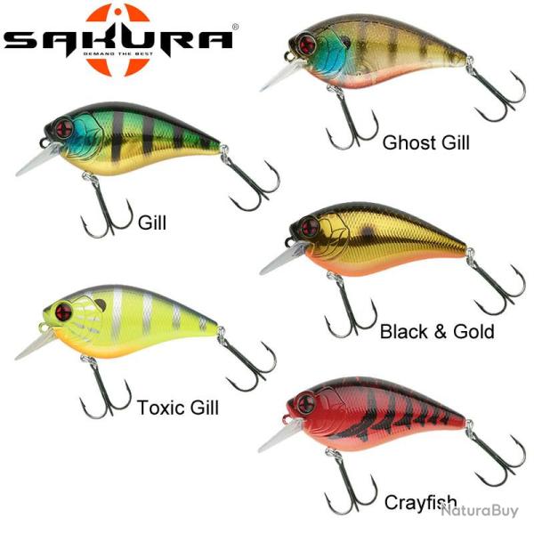 DESTOCKAGE ! Leurre SK Crank 2.5 Sakura 70mm 18.6g Crayfish