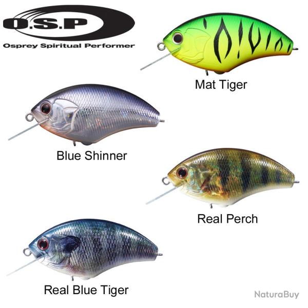 DESTOCKAGE ! Leurre Blitz Max Osp 6,2cm Mat Tiger