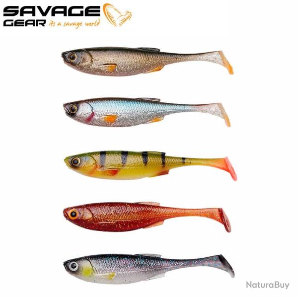 DESTOCKAGE ! Leurre Craft Shad Savage Gear 7.2cm 2.6g Clear Water Mix (les 5)