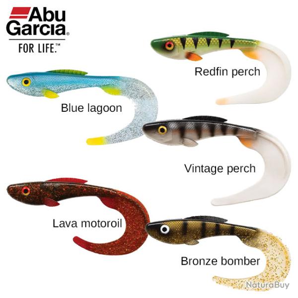 DESTOCKAGE ! Leurre Abu Garcia Beast Curl Tail 210mm Blue Lagoon