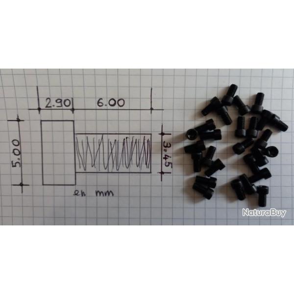 4 Vis torx LEUPOLD  filetage UNF 6-48 x .235"