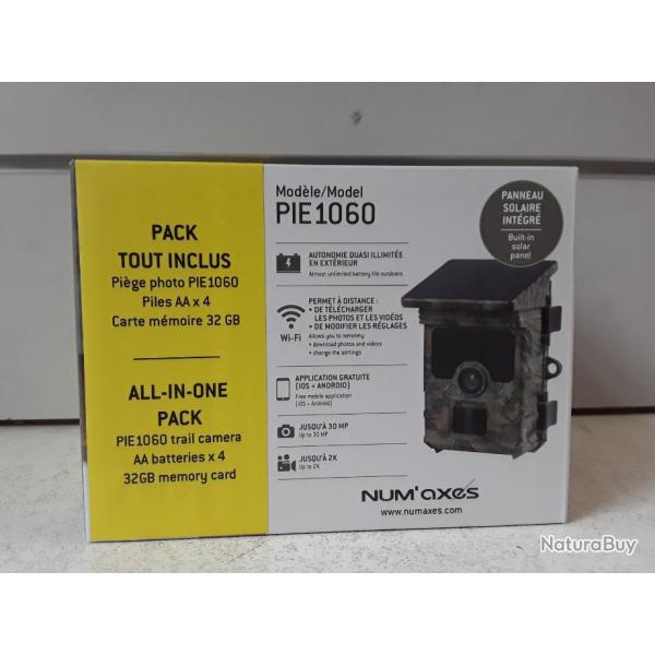 9353 PIGE PHOTOGRAPHIQUE NUM AXES PIE 1060 PANNEAU SOLAIRE TOUT INCLUS NEUF